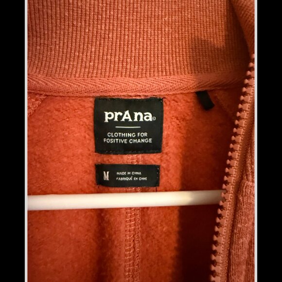prAna Cozy Up Pullover in Terracotta Heather | Size M - Picture 8 of 8
